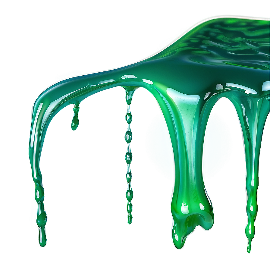 Flowing Green Slime Png Uni