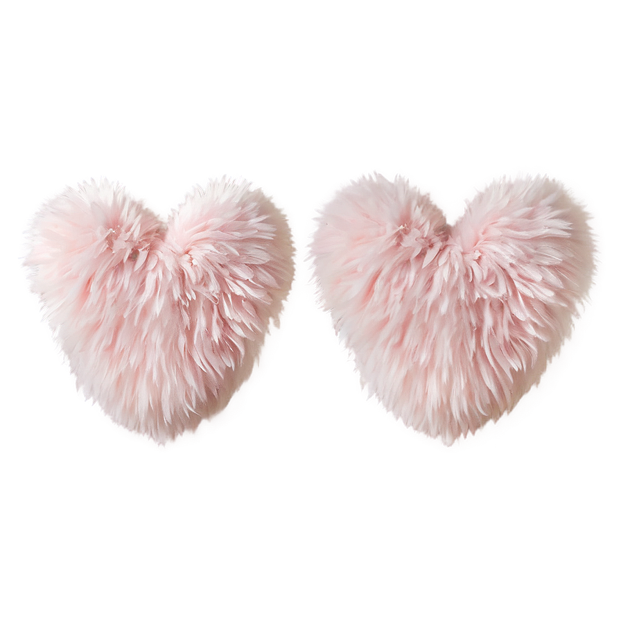 Fluffy Heart Emoji Png Design 55