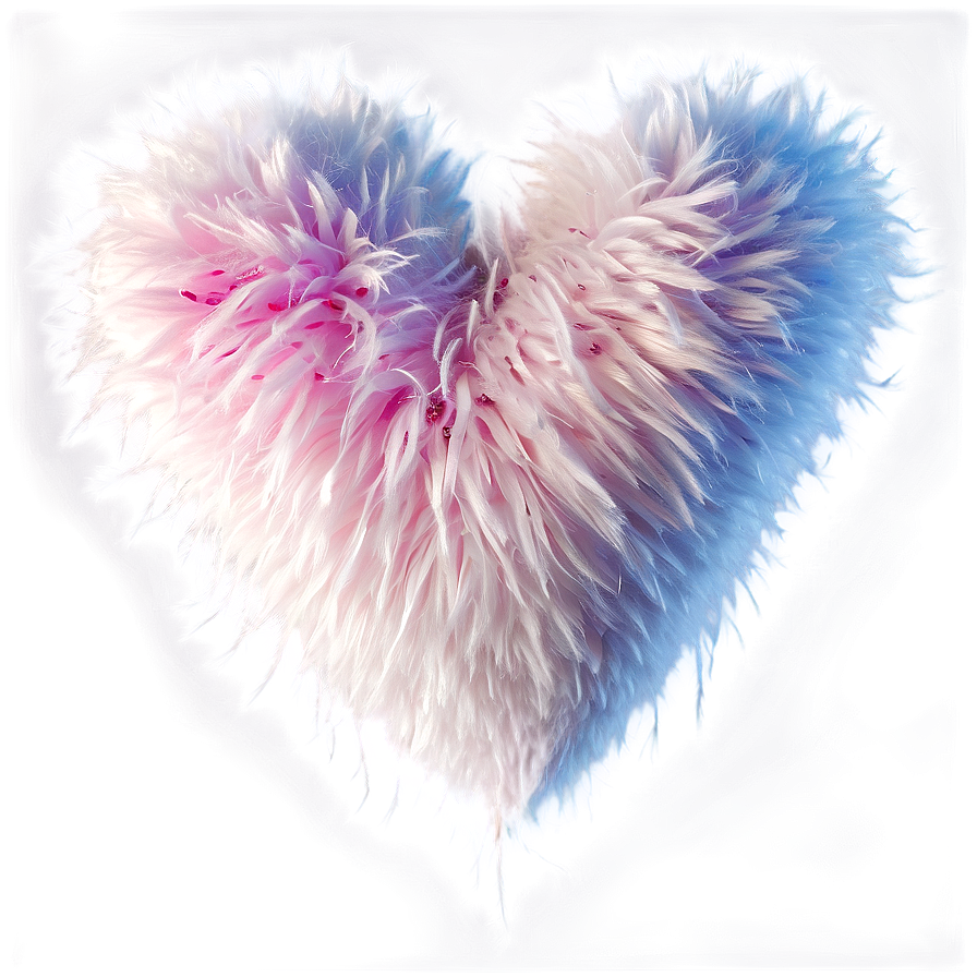 Fluffy Heart Png 05232024