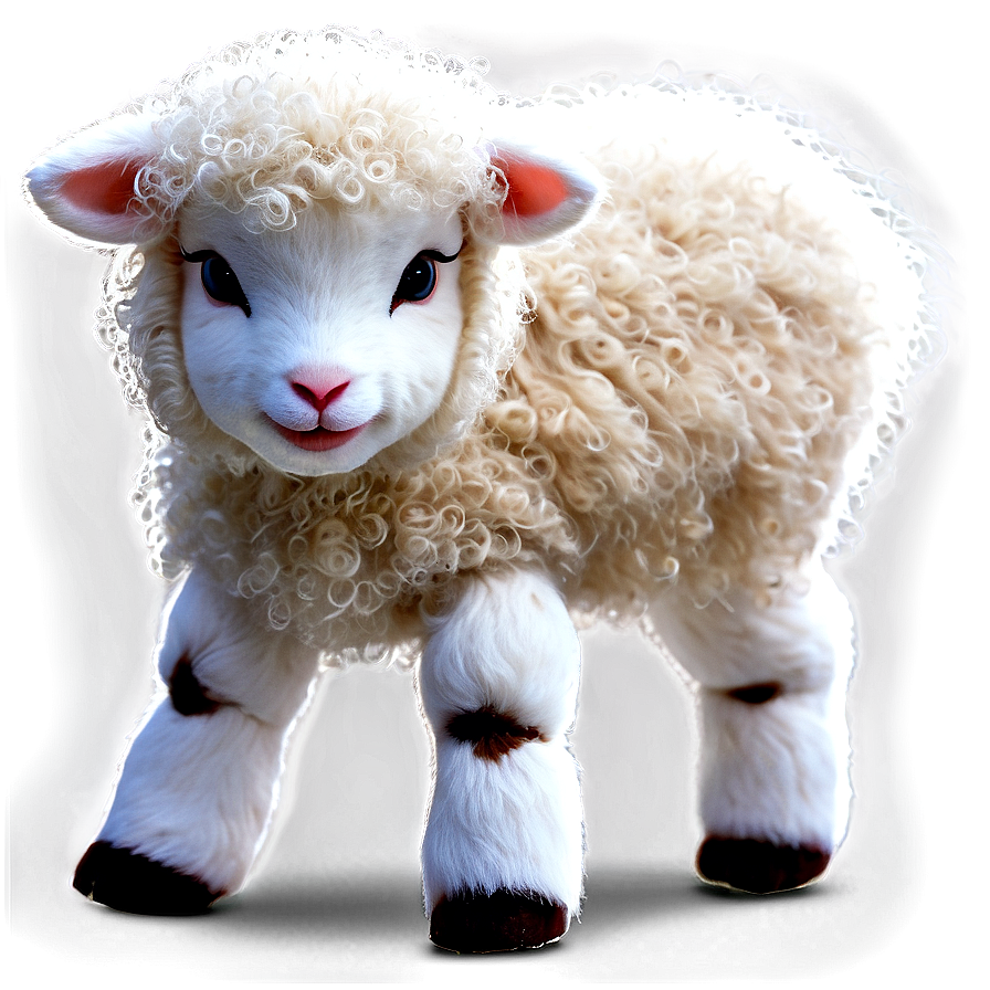 Fluffy Lamb Png 06202024