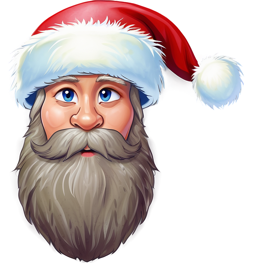 Fluffy Santa Hat Cartoon Png 06272024