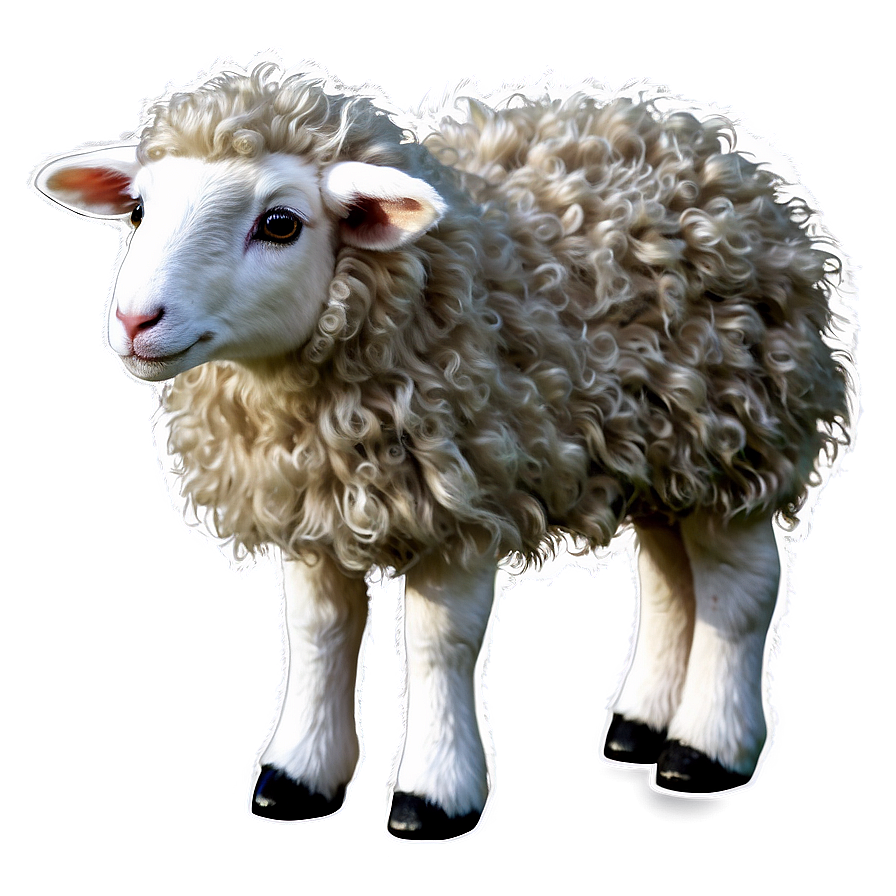 Fluffy Sheep Png 05232024