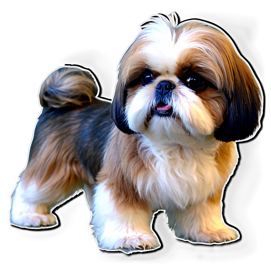 Fluffy Shih Tzu Coat Png 06242024