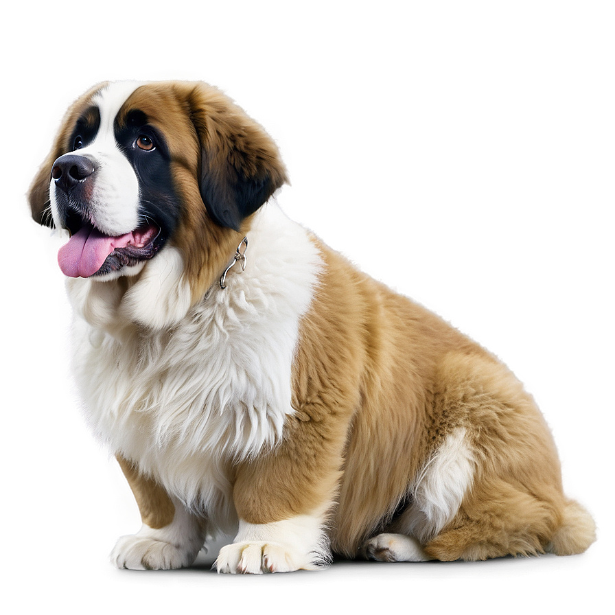 Fluffy St Bernard Coat Png 43