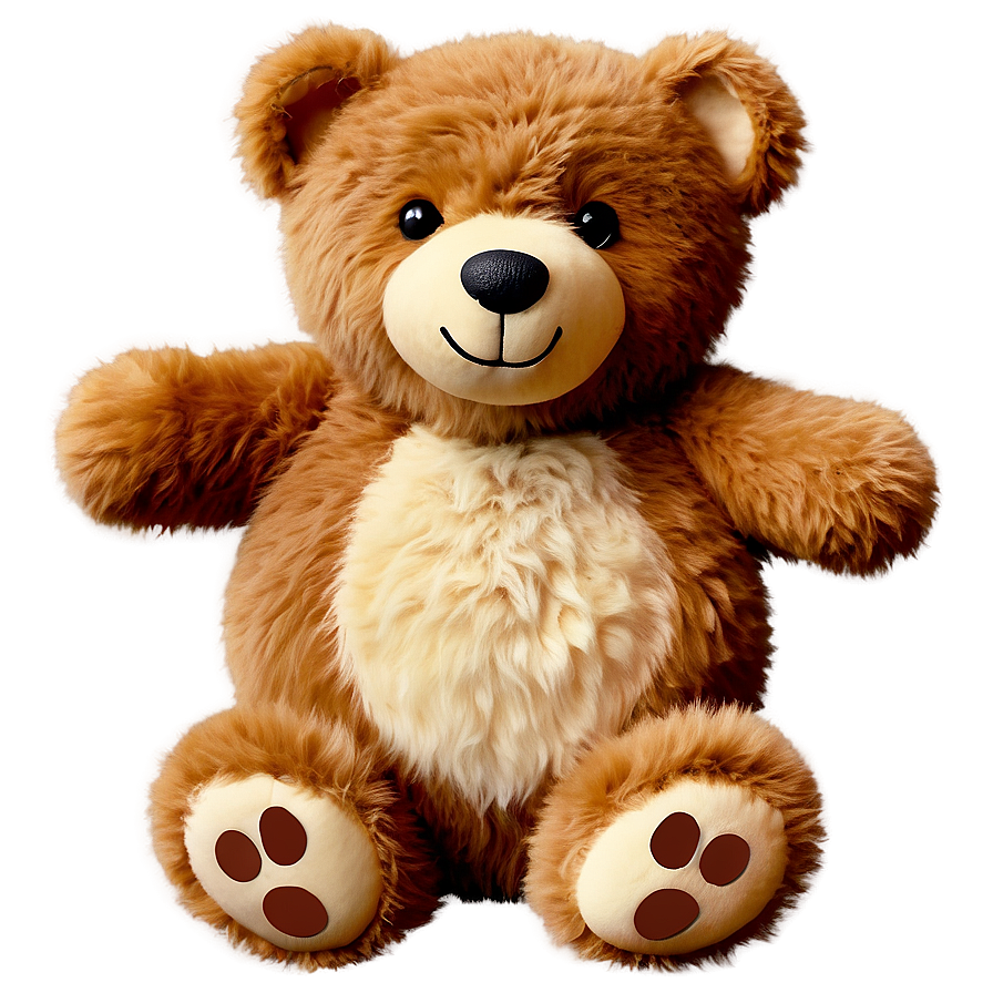 Fluffy Teddy Bear Design Png 50