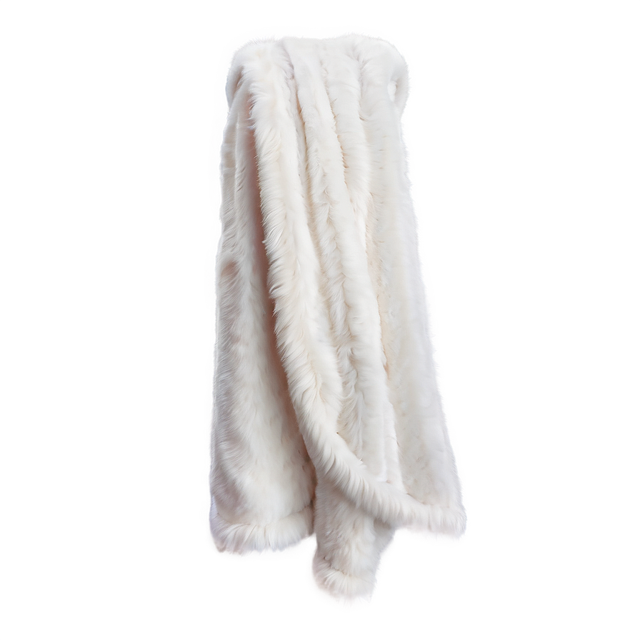 Fluffy White Blanket Png 06282024