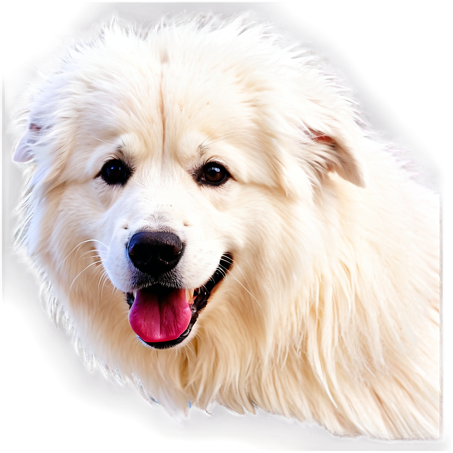 Fluffy White Great Pyrenees Png Bvl