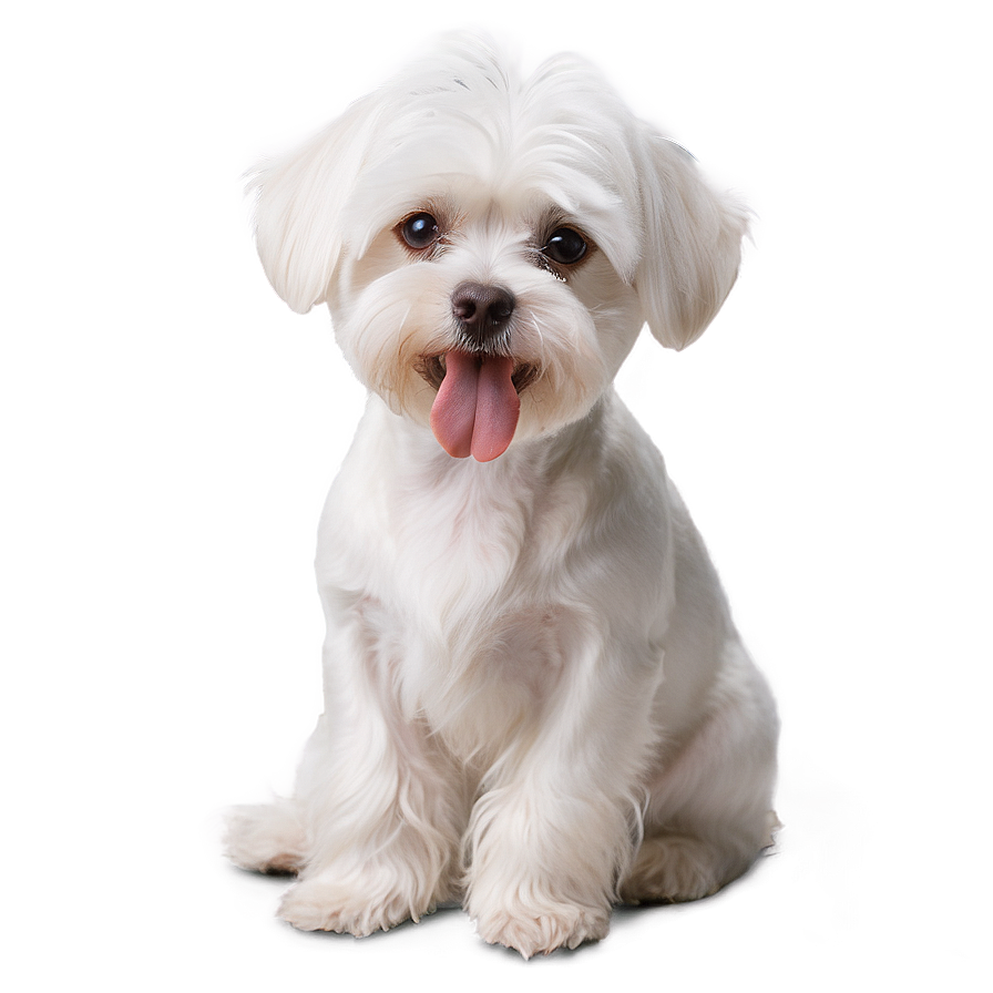 Fluffy White Maltese Png Fah5