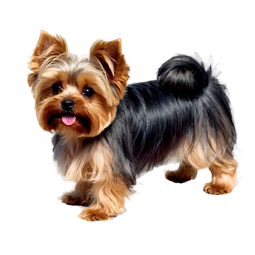 Fluffy Yorkie Pet Png Tvl49