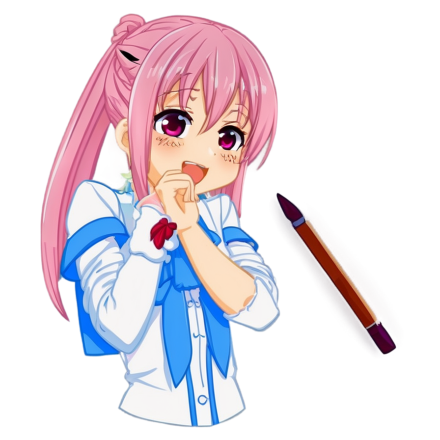 Flustered Anime Blush Png 05232024