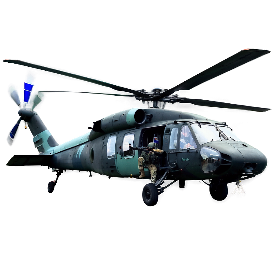 Flying Black Hawk Helicopter Png 06252024