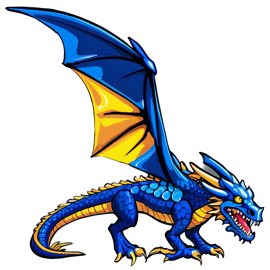 Flying Blue Dragon Graphic Png Jcn