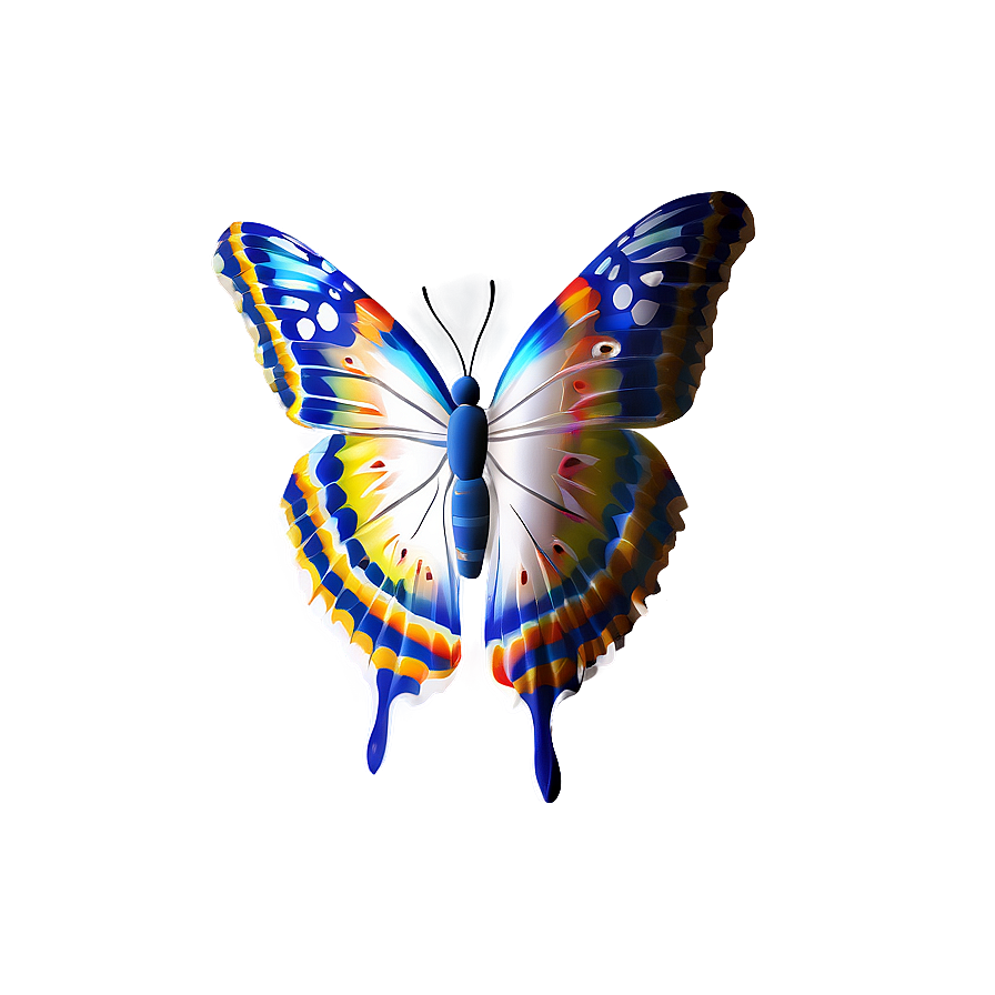 Flying Butterfly Outline Png Kyj