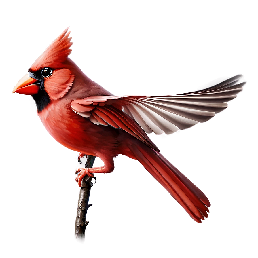 Flying Cardinal Bird Png 51