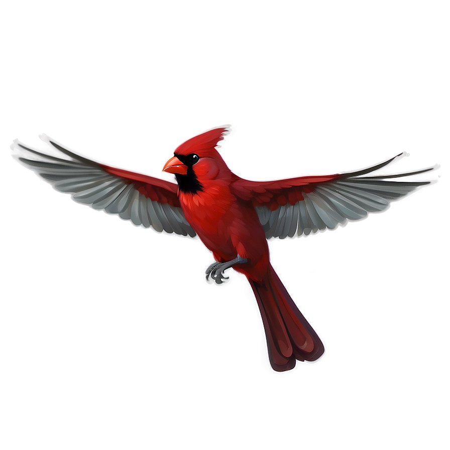 Flying Cardinal Bird Png Jba32