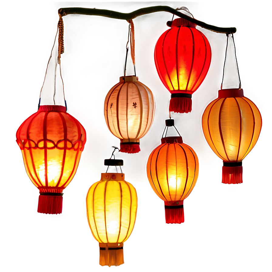 Flying Chinese Lantern Png Pya