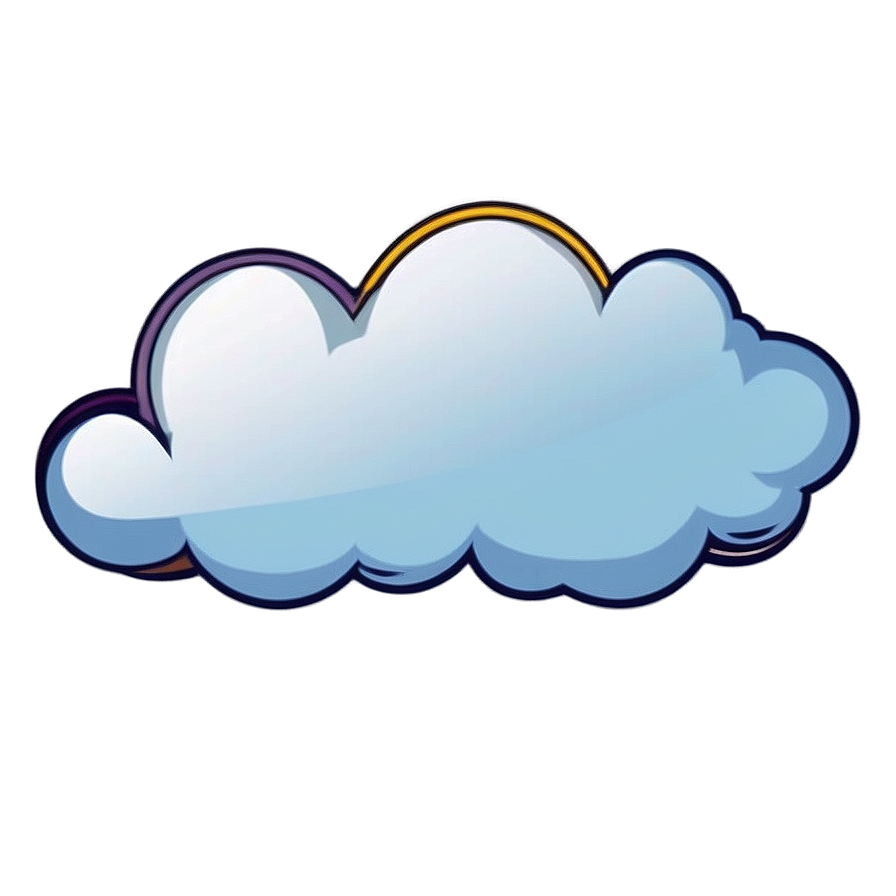 Flying Cloud Cartoon Png Yeg