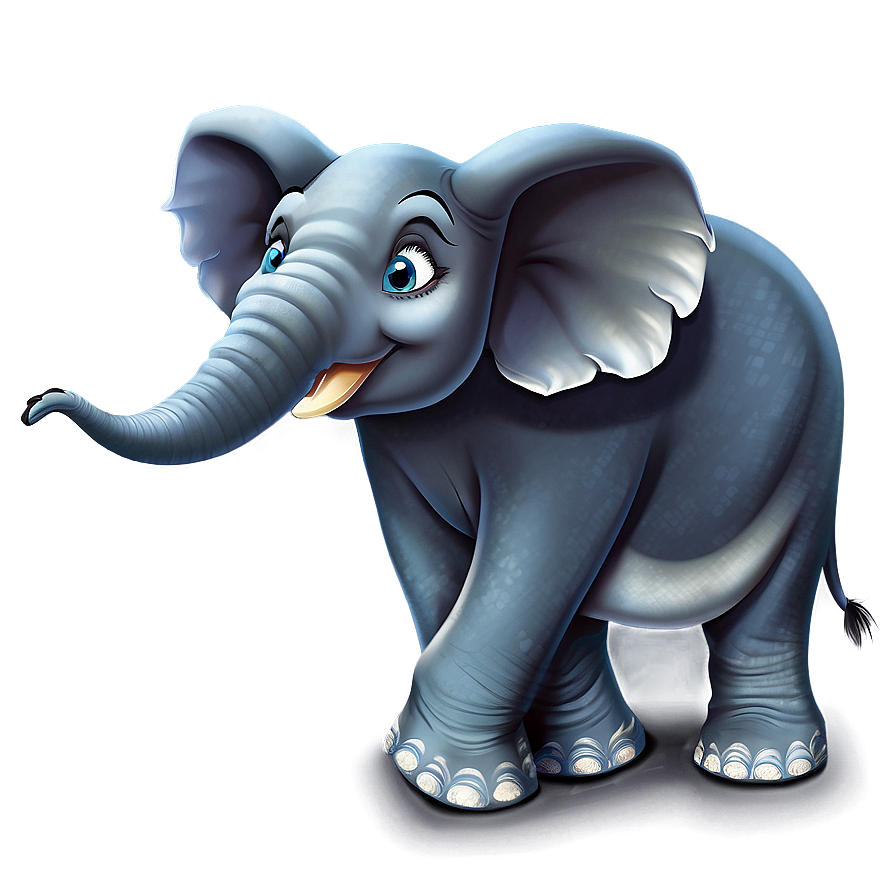 Flying Elephant Cartoon Png Odb