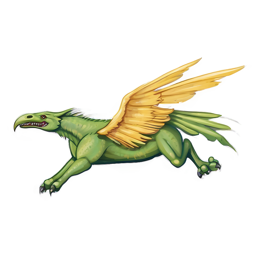 Flying Griffin Monster Png 10