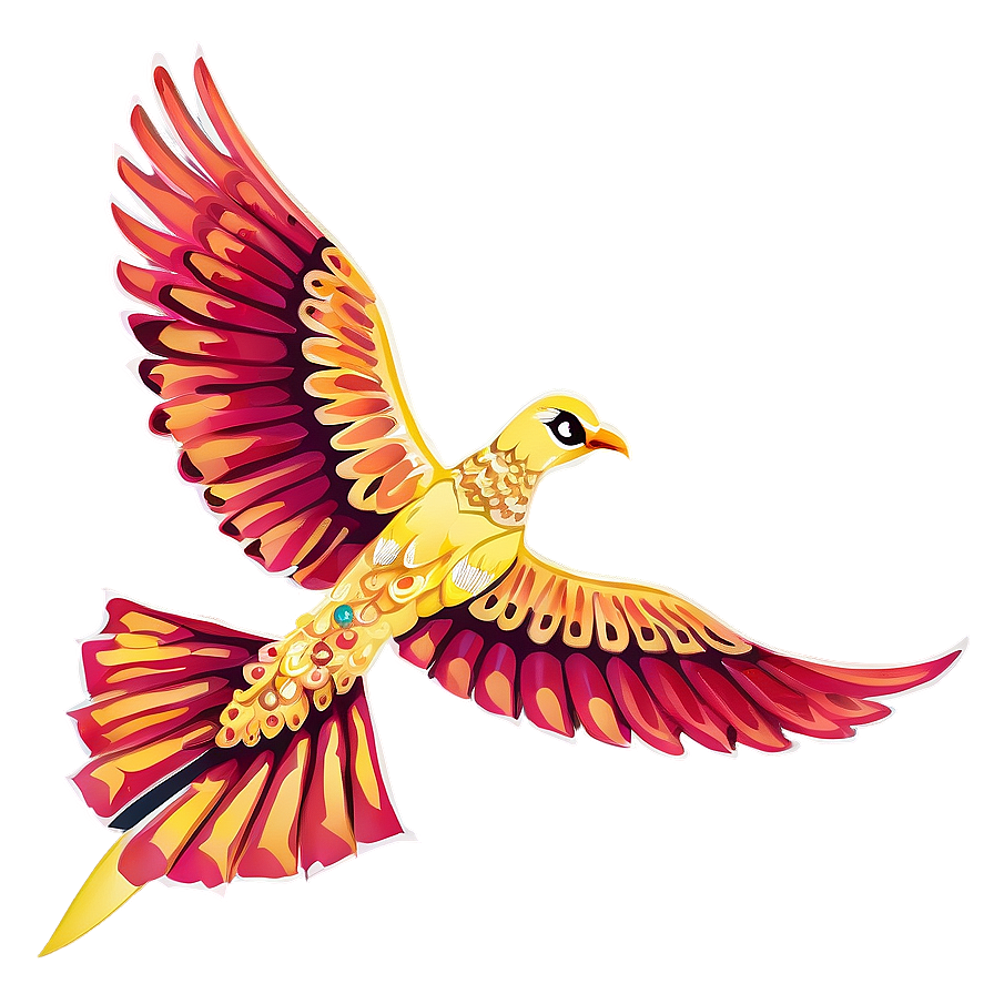 Flying Phoenix Bird Png 05062024