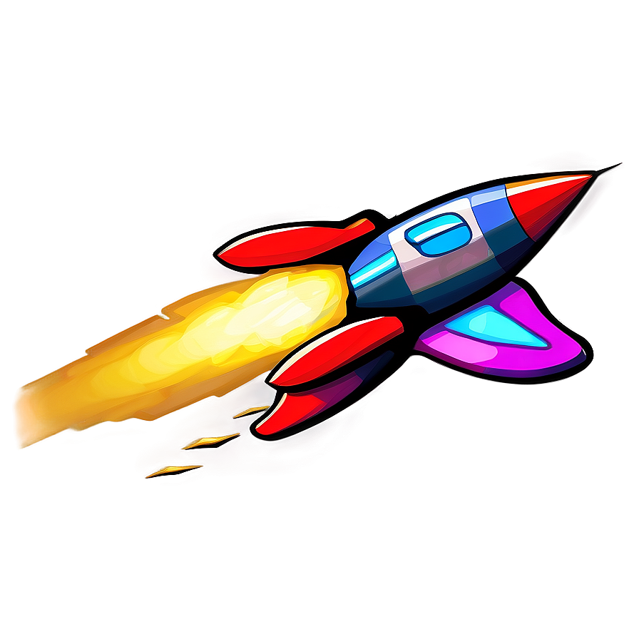 Flying Rocketship Png Xel15