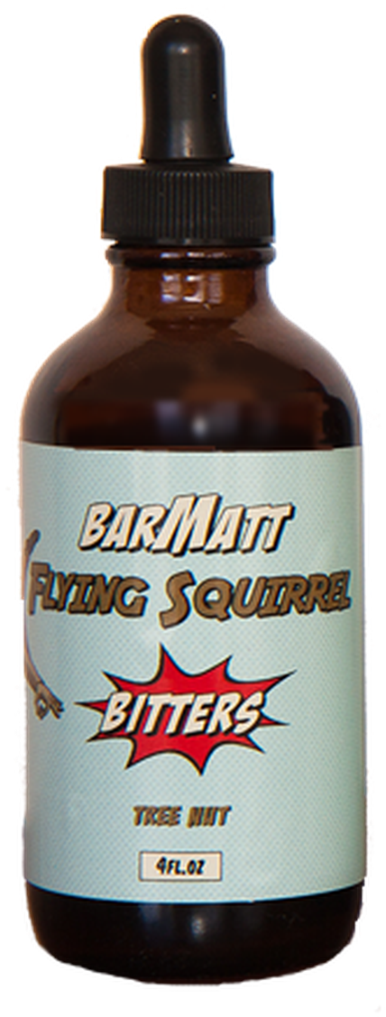 Flying Squirrel Bitters Bottle