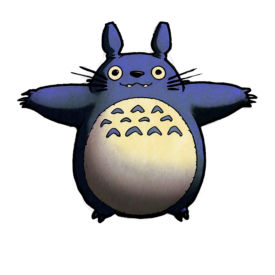 Flying Totoro Artwork Png Jrp