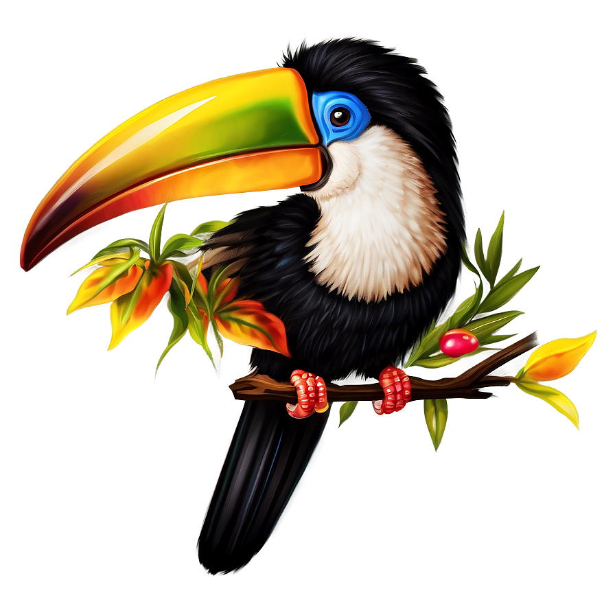 Flying Toucan Clipart Png 06112024