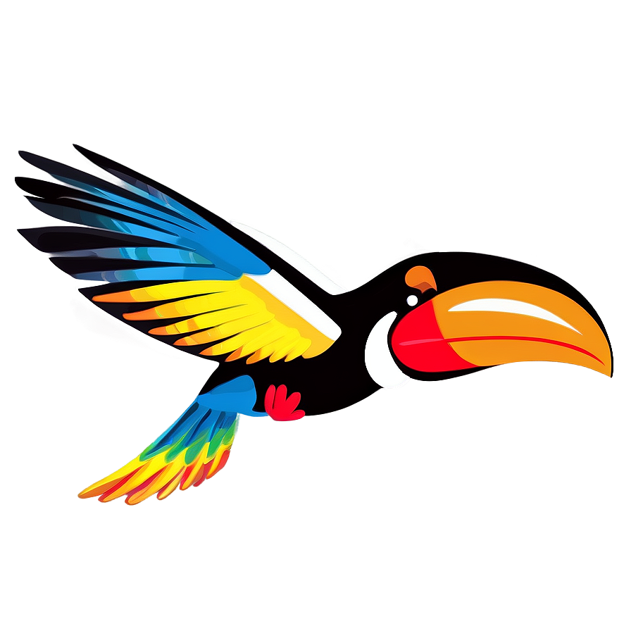 Flying Toucan Clipart Png 9