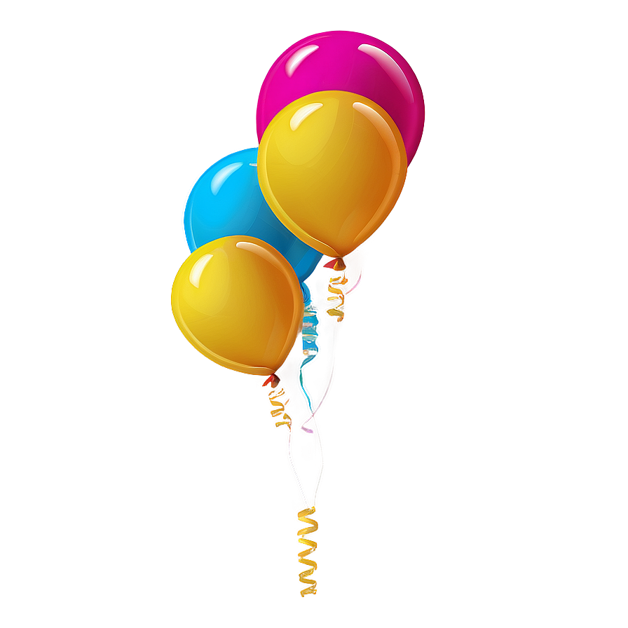 Flying Yellow Balloon Png Wbd56