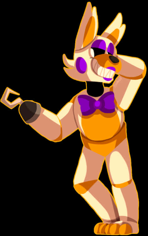 Fnaf_ Animated_ Foxy_ Character