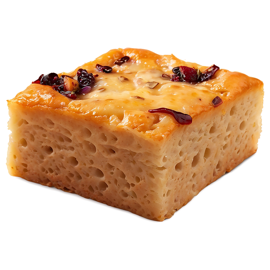 Focaccia Bread Slice Png Qmh91