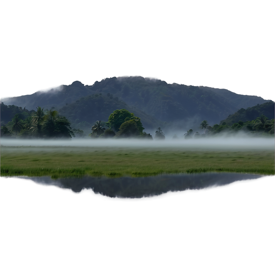 Foggy Landscape Png Cub26