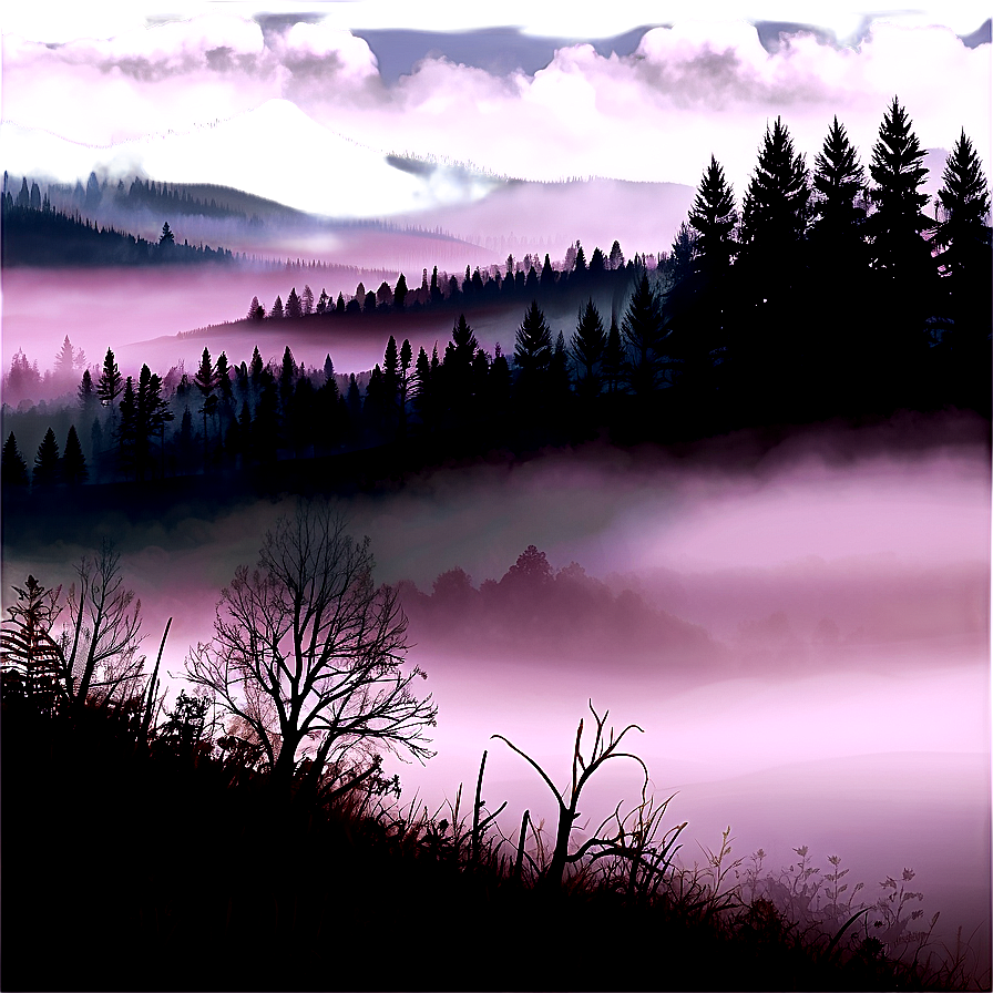 Foggy Landscape Transparent Png 87