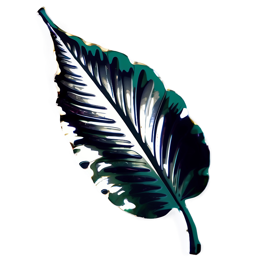 Foil Leaf Decoration Png 06252024