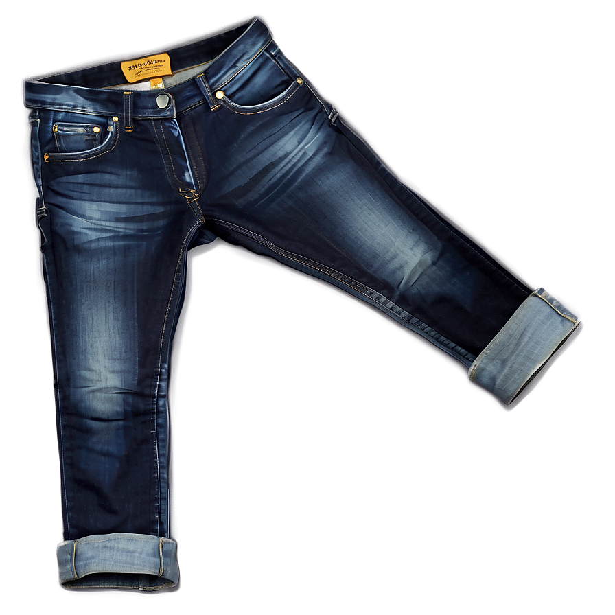 Folded Designer Jeans Png Pkv