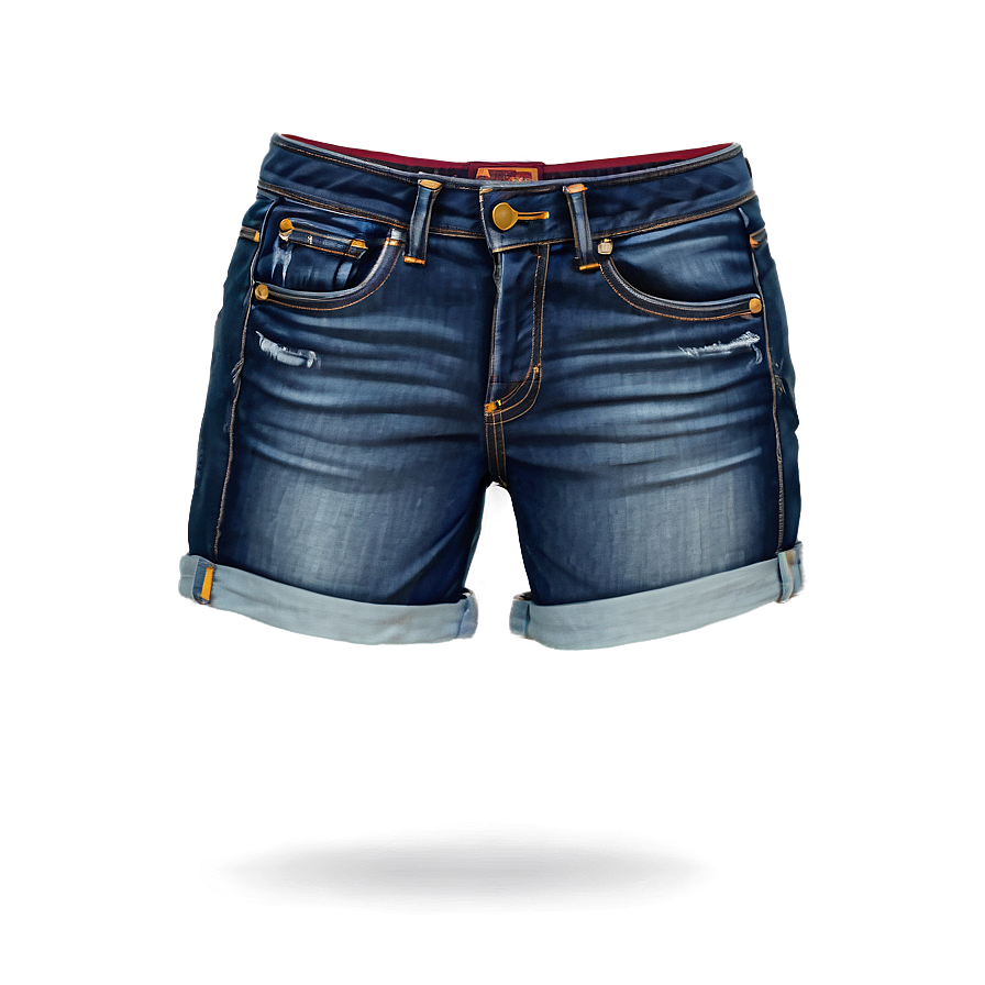 Folded Hem Jorts Png Run86