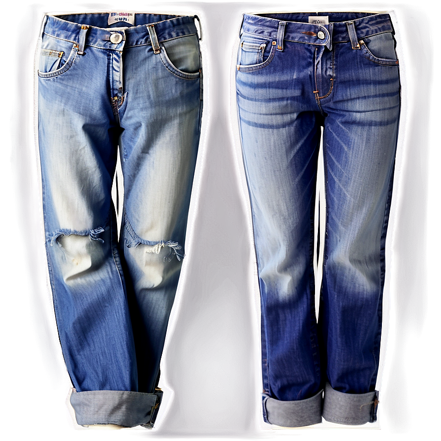 Folded Jeans Brand Png Gpf