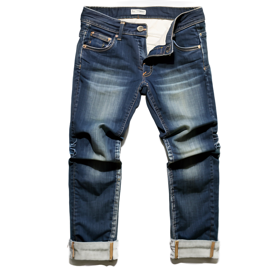 Folded Jeans Ready To Wear Png Pgo30