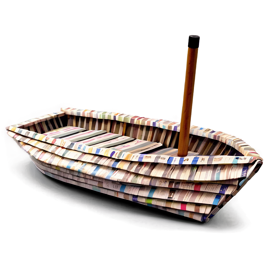 Folded Newspaper Boat Png 98