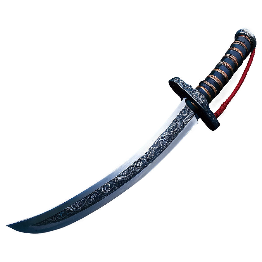 Folded Steel Katana Png 05252024