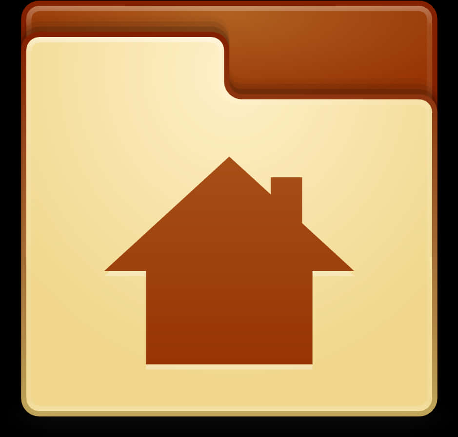 Folder Style Home Icon