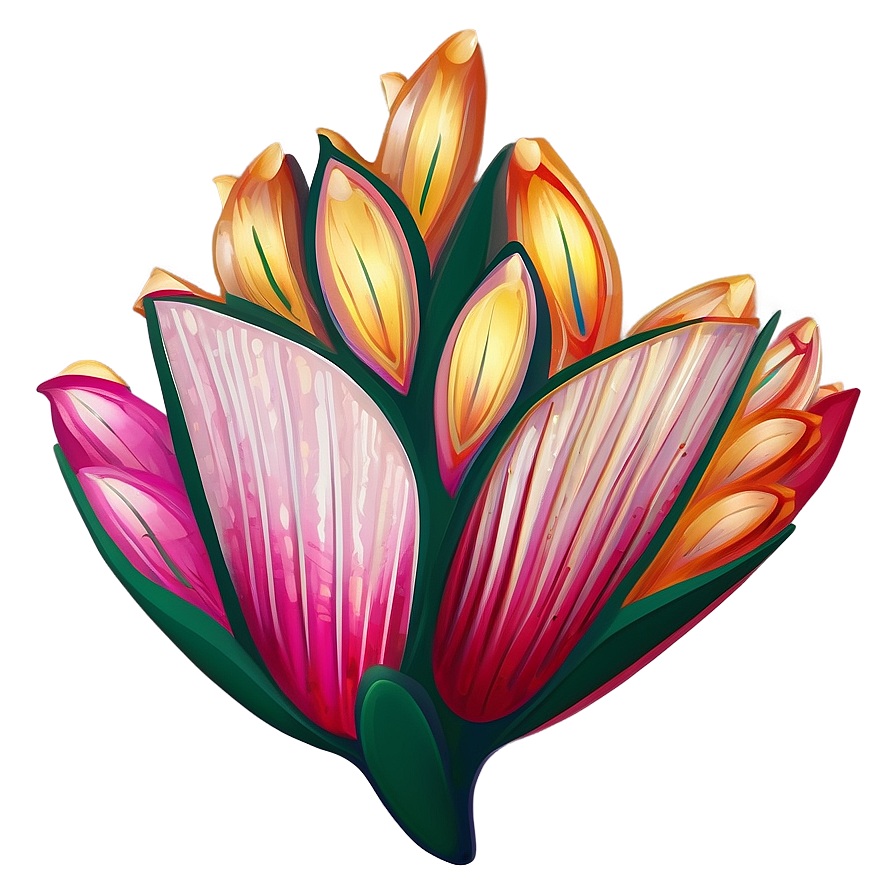 Folk Indie Flower Artwork Png 61