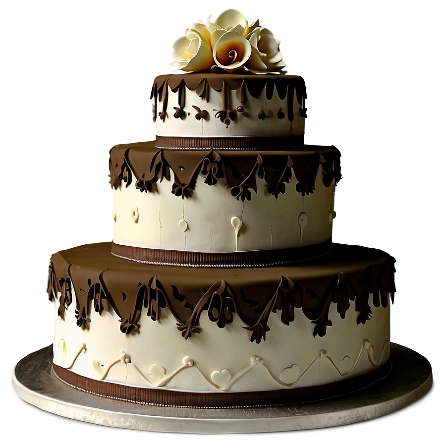 Fondant Wedding Cake Png Vei