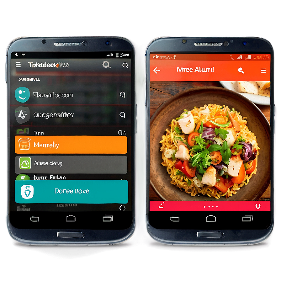 Food Delivery App Menu Png Exq45