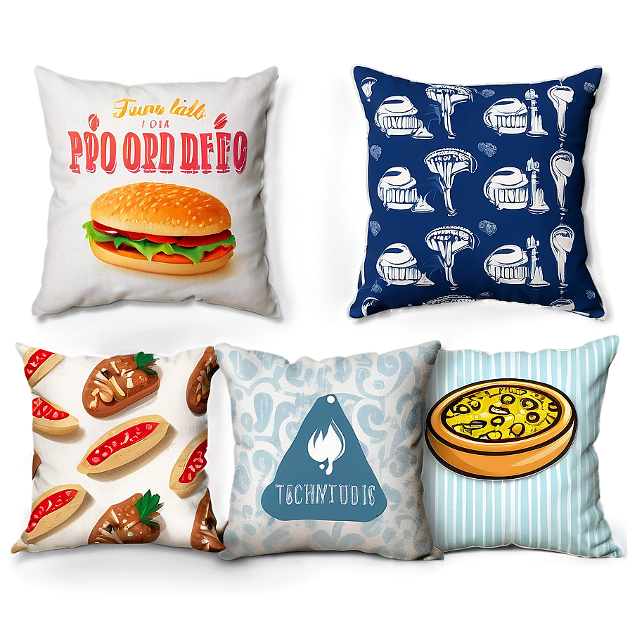 Food Theme Throw Pillows Png 59