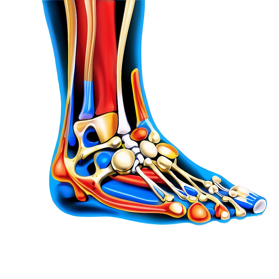 Foot And Ankle Bones Structure Png Gln