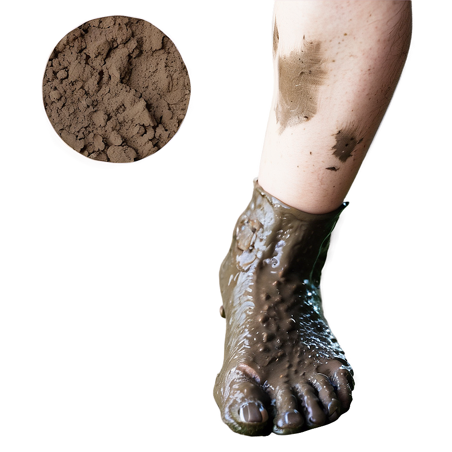 Foot In Mud Texture Png 05252024