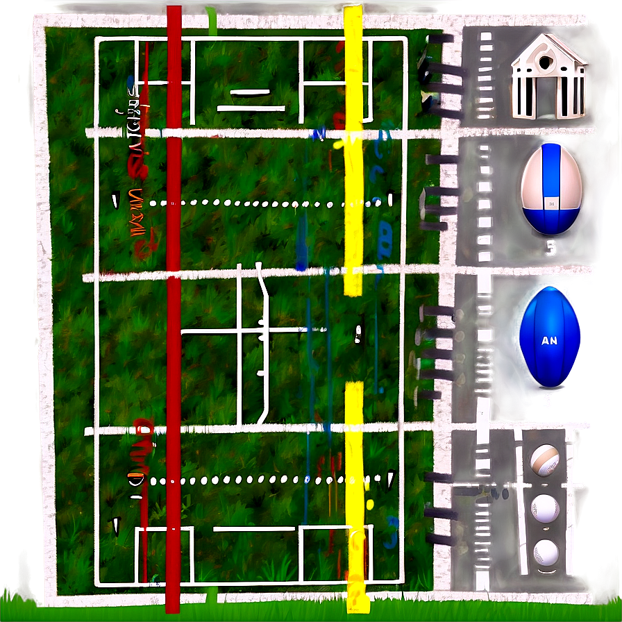 Football Field Markings Diagram Png Jbr35