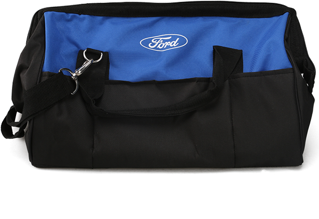 Ford Branded Blueand Black Duffel Bag